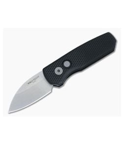 Protech Runt 5 Textured Black Stonewash Wharncliffe - PT-R5305 1
