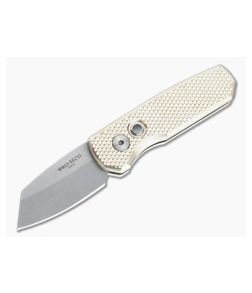 Protech Runt 5 Reverse Tanto Stonewashed MagnaCut Textured Bronze AL Automatic R5411 - PT-R5411 1
