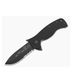 Emerson RangeMaster Sheepdog SpearPoint Flipper Black Part Serrated - EM-RANGESPEAR-BTS-ST 1