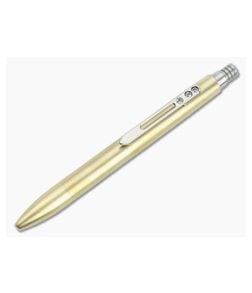 Tuff-Writer Retro Click Pen Brushed Brass Ink Pen - TW-RC-BRS-BRSH 1