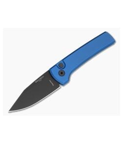 Protech Scapegoat Compact Blue Aluminum MagnaMax DLC Black Automatic Knife (3.15" Blade) RCS1103-BLUE - PT-RCS1103-BLUE 1