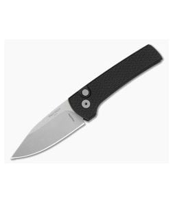 Protech Scapegoat Compact Black Carbide Textured Aluminum MagnaMax Stonewash Automatic Knife (3.15" Blade) RCS1105 - PT-RCS1105 1