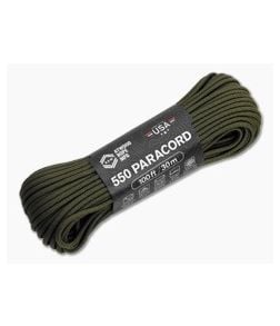 Atwood Rope 550 Paracord Olive Drab (100 Feet) RG023H - AWR-RG023H 1