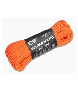 Atwood Rope 550 Paracord Neon Orange (100 Feet) RG105H - AWR-RG105H 1
