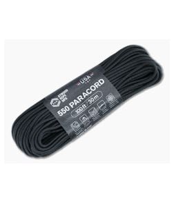 Atwood Rope 550 Paracord Black (100 Feet) RG1215H - AWR-RG1215H 1