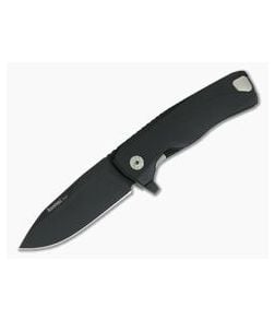 LionSteel ROK H.WAYL Hidden Clip Black Aluminum Black M390 Flipper ROK A BB - LS-ROK-A-BB 1