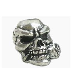 Schmuckatelli Rose Skull Bead Pewter - ST-RP 1