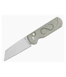 StraightLine EDC ROX Green Canvas Micarta - SL-RX-GC 1