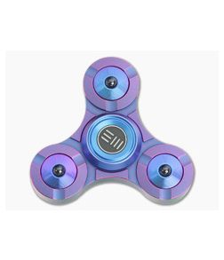 WE Knife Co S02A Titanium Fidget Spinner Blue-Purple - WE-S02A 1
