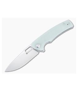 Sencut Vesperon Liner Lock Flipper Natural G10 Handles Satin Drop Point Blade S20065-2 - SC-S20065-2 1