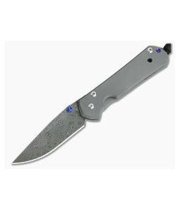 Chris Reeve Small Sebenza 21 Stainless Raindrop Pattern Damascus Blade S21-1006 - CRK-S21-1006 1