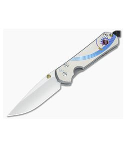 Chris Reeve Small Sebenza 21 Unique Graphic w/Faux Ruby - CRK-S21-1060 1