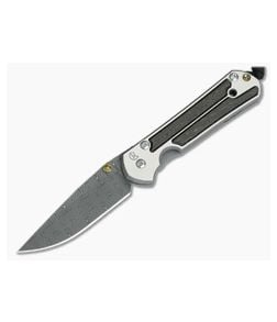 Chris Reeve Damascus Small Sebenza 21 Bog Oak Wood - CRK-S21-1084 1