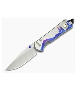 Chris Reeve Small Sebenza 21 Night Sky with Mother of Pearl Cabochon 1112-014 - CRK-S21-1112-014 1
