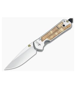 Chris Reeve Small Sebenza 21 Spalted Beech Wood Inlays 1162-001 - CRK-S21-1162-001 1