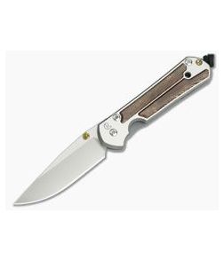 Chris Reeve Small Sebenza 21 Striped Platan Wood Inlays 1234-001 - CRK-S21-1234-001 1