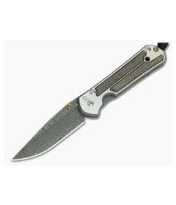 Chris Reeve Small Sebenza 21 Striped Platan Wood Basketweave Damascus S21-1236 - CRK-S21-1236 1