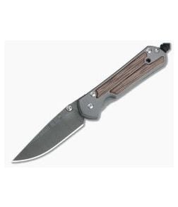 Chris Reeve Small Sebenza 21 Natural Canvas Micarta Ladder Damascus Drop Point - CRK-S21-1270 1