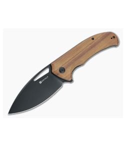 Sencut Phantara Liner Lock Guibourtia Wood Handles S23014-4 - SC-S23014-4 1