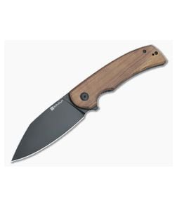Sencut Omniform Liner Lock Guibourtia Wood Flipper Knife S23064-3 - SC-S23064-3 1