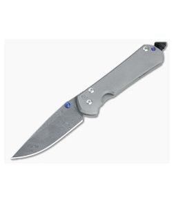 Chris Reeve Small Sebenza 31 Boomerang Damascus Titanium Folding Knife 005 - CRK-S31-1002-005 1