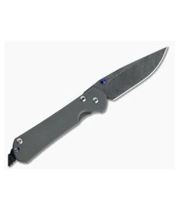 Chris Reeve Small Sebenza 31 Left Handed Boomerang Damascus Drop Point 001 - CRK-S31-1003-001 1