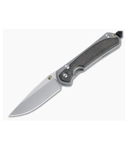 Chris Reeve Small Sebenza 31 Stonewashed S45VN Bog Oak Inlay Folding Knife 003 - CRK-S31-1100-003 1