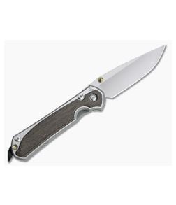 Chris Reeve Small Sebenza 31 Left Handed Bog Oak Inlay Frame Lock Folder 002 - CRK-S31-1101-002 1
