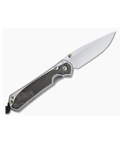 Chris Reeve Small Sebenza 31 Left Handed Bog Oak Inlay Frame Lock Folder - CRK-S31-1101 1