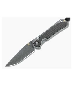Chris Reeve Small Sebenza 31 Boomerang Damascus Bog Oak Inlaid Folding Knife 003 - CRK-S31-1102-003 1