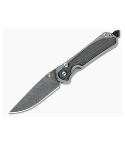 Chris Reeve Small Sebenza 31 Boomerang Damascus Bog Oak Inlaid Folding Knife - CRK-S31-1102 1