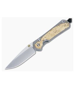 Chris Reeve Small Sebenza 31 Frame Lock Folder Box Elder Inlay MagnaCut Drop Point S31-1108-012 - CRK-S31-1108-012 1