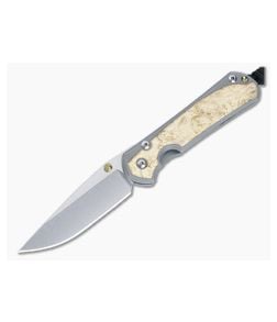 Chris Reeve Small Sebenza 31 Frame Lock Folder Box Elder Inlay MagnaCut Drop Point S31-1108-015 - CRK-S31-1108-015 1