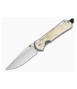 Chris Reeve Small Sebenza 31 Box Elder Inlay Drop Point - CRK-S31-1108 1