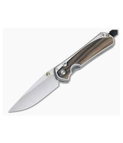 Chris Reeve Small Sebenza 31 Macassar Ebony Inlay Drop Point 001 - CRK-S31-1116-001 1