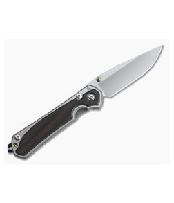 Chris Reeve Small Sebenza 31 Left Handed S45VN Macassar Ebony Inlay Frame Lock Folder 002 - CRK-S31-1117-002 1