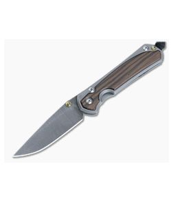 Chris Reeve Small Sebenza 31 Frame Lock Folder Macassar Ebony Inlay Ladder Damascus Drop Point S31-1120-001 - CRK-S31-1120-001 1