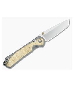 Chris Reeve Small Sebenza 31 Left Hand Tanto Box Elder - CRK-S31-1133-003 1