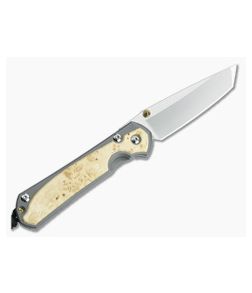 Chris Reeve Small Sebenza 31 Left Hand Tanto Box Elder - CRK-S31-1133 1
