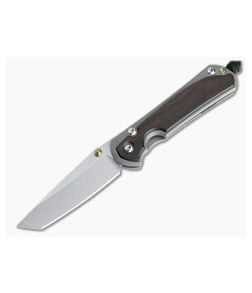 Chris Reeve Small Sebenza 31 Tanto Stonewashed Magnacut Macassar Ebony Titanium Folder - CRK-S31-1134 1