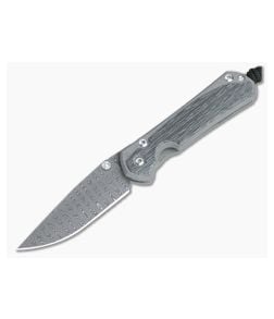 Chris Reeve Small Sebenza 31 Ladder Damascus Black Micarta Inlay Folding Knife 003 - CRK-S31-1204-003 1