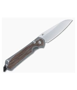 Chris Reeve Small Sebenza 31 Left Handed Frame Lock Natural Micarta Inlay MagnaCut Insingo S31-1223 - CRK-S31-1223 1