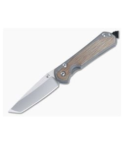 Chris Reeve Small Sebenza 31 Frame Lock Folder Natural Micarta Inlay MagnaCut Tanto S31-1230 - CRK-S31-1230 1