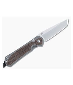 Chris Reeve Small Sebenza 31 Left Handed Frame Lock Natural Micarta Inlay MagnaCut Tanto S31-1231 - CRK-S31-1231 1