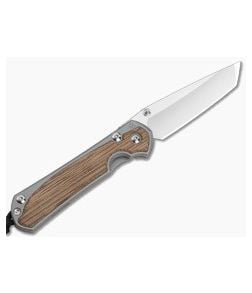 Chris Reeve Small Sebenza 31 Left Hand Tanto Natural Micarta Glass Blasted - CRK-S31-1235 1