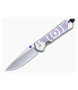 Chris Reeve Small Sebenza 31 S45VN Unique Graphic Titanium Folding Knife 004 - CRK-S31-1400-004 1