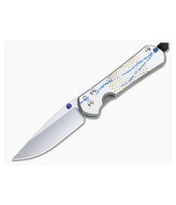 Chris Reeve Small Sebenza 31 S45VN Unique Graphic Titanium Folding Knife 005 - CRK-S31-1400-005 1