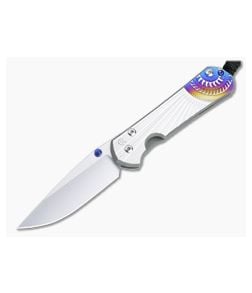Chris Reeve Small Sebenza 31 S45VN Unique Graphic Titanium Folding Knife 008 - CRK-S31-1400-008 1