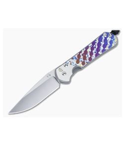 Chris Reeve Small Sebenza 31 Frame Lock Folder Unique Graphic Handle MagnaCut Drop Point S31-1400-015 - CRK-S31-1400-015 1