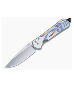 Chris Reeve Small Sebenza 31 Frame Lock Folder Unique Graphic Handle MagnaCut Drop Point S31-1400-016 - CRK-S31-1400-016 1